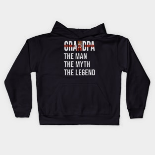 Grand Father Irish Grandpa The Man The Myth The Legend - Gift for Irish Dad With Roots From  Northern Ireland Kids Hoodie